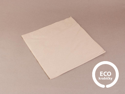 Papírové ubrousky přírodní 40 cm
