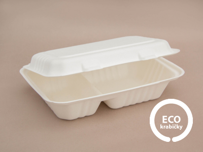 Menu box 2-dílný 1000 ml cukrová třtina