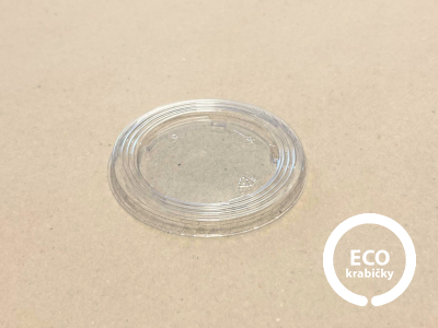Ekologické R-PET víčko Ø 99 mm – ploché BEZ OTVORU