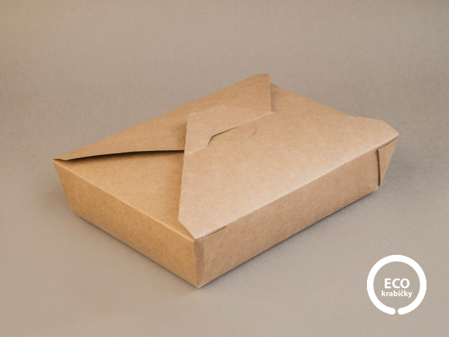 Papírový box hnědý 1500 ml