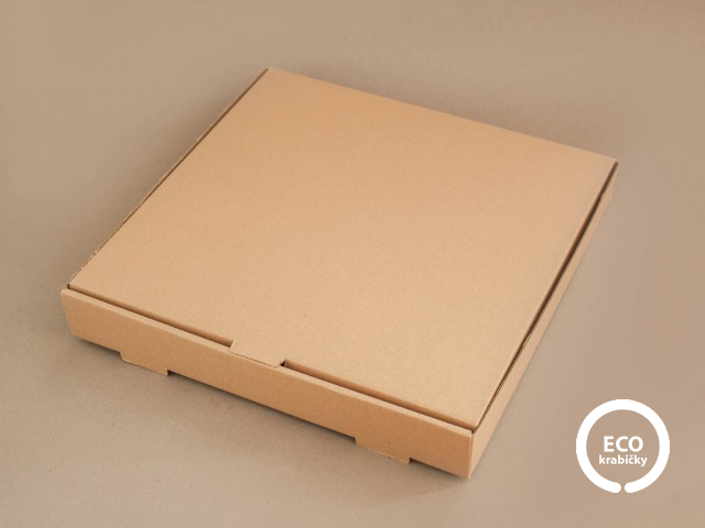 Bio papírový obal na pizzu 31,5 × 31,5 cm (12 in)