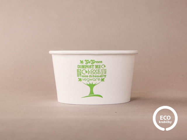 Papírová miska na polévku GREEN TREE 360 ml/12 oz