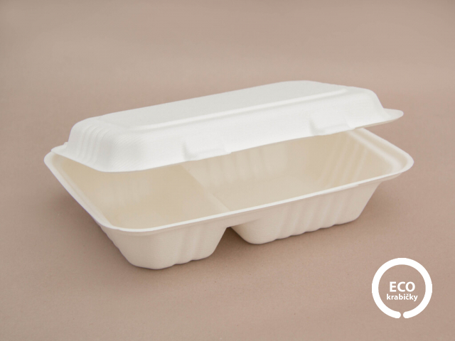 Menu box 2-dílný 1000 ml cukrová třtina