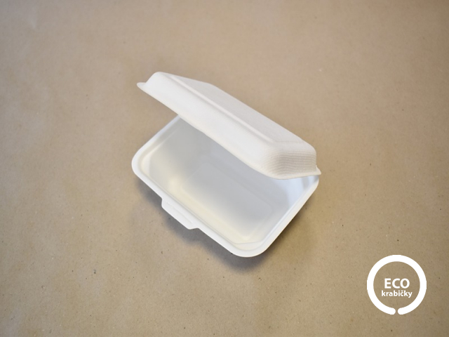 Menu box z cukrové třtiny 600 ml