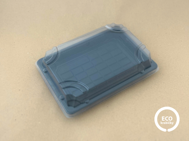 PET Sushi miska 19,5 x 13,5 x 3 cm